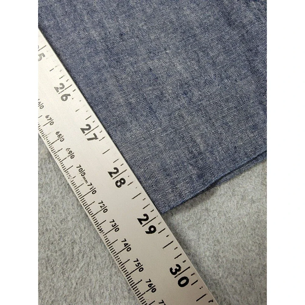 J Crew Chino Pants Mens 31x30 (30x29) Slim Bowery Gray Cone‎ Denim Flat Cotton